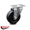 Service Caster 4 Inch Soft Rubber Wheel Swivel Top Plate Caster SCC-20S414-SRS - alternate 2